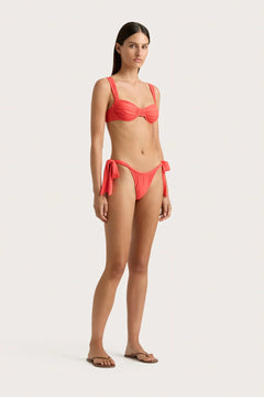Sol Bikini Top - Vermillion
