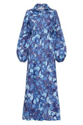 Los Cinco Maxi Dress - La Mira Floral Blue