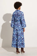 Los Cinco Maxi Dress - La Mira Floral Blue