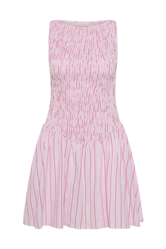 Martina Mini Dress - Fiori Stripe Palazzo