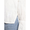 Sari Linen Blouse - White Alyssum