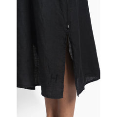 Sari Linen Dress - Jet Black