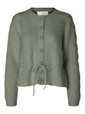 Vera Ls Knit Belt Cardigan Ex - Vetiver
