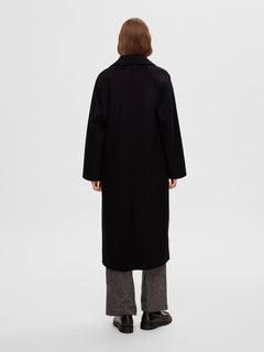 New Tama Handmade Wool Coat - Black