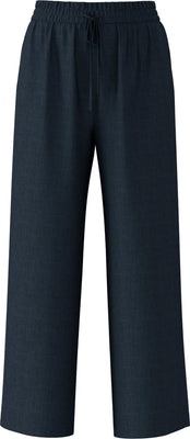 Viva-Gulia Hw Long Linen Pant - Dark Sapphire