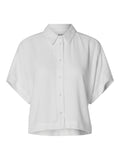 Viva Ss Cropped Sun Shirt Noos - Snow White