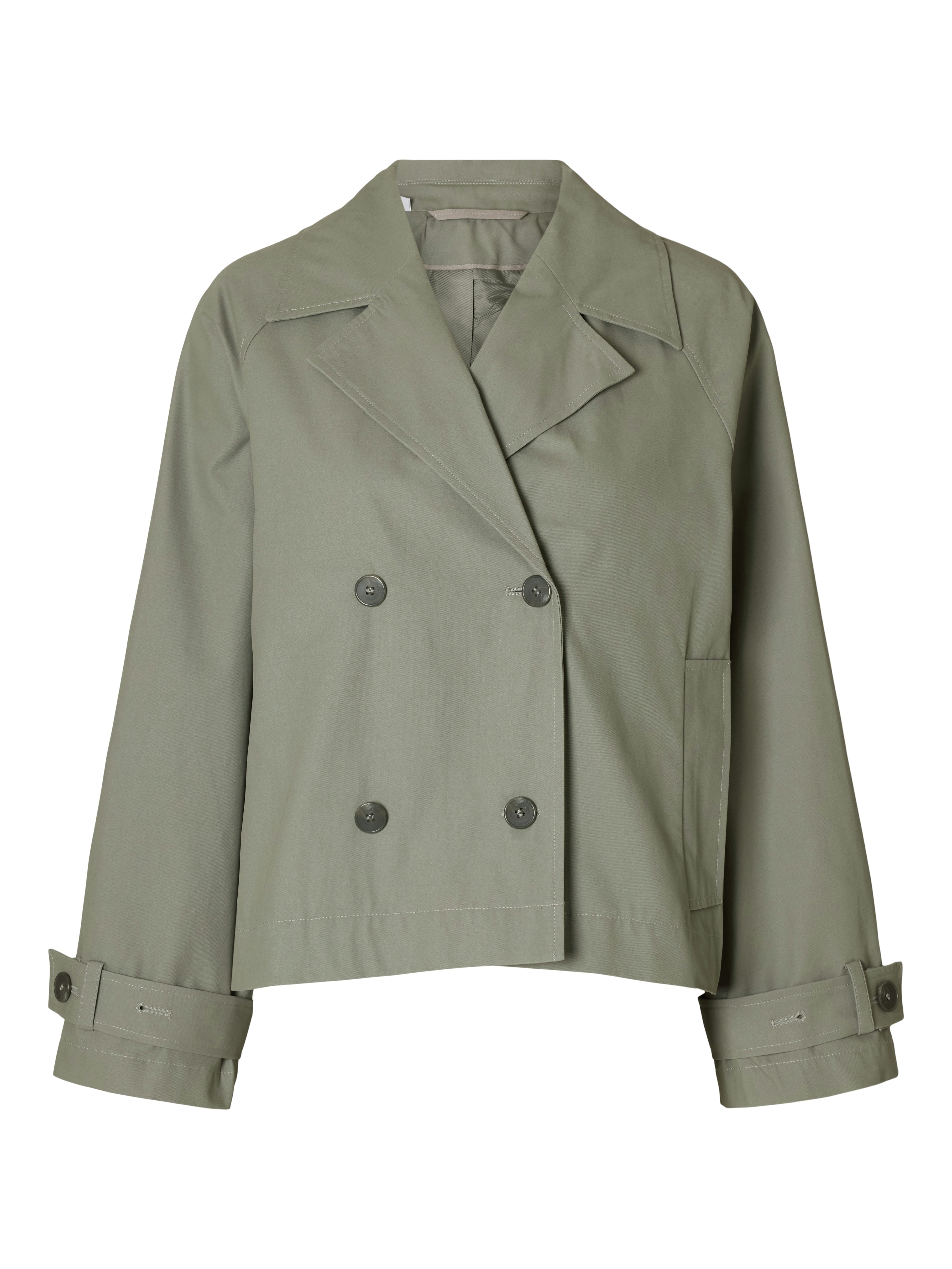 New Cilo Short Trenchcoat - Chocolate Chip New Cilo Short Trenchcoat - Chocolate Chip