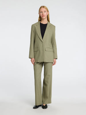 Tania-Rita Ls Relaxed Blazer - Vetiver