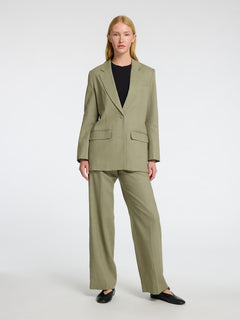 Tania-Rita Ls Relaxed Blazer - Vetiver
