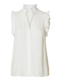 Viva Sl Ruffle Top Noos - Snow White