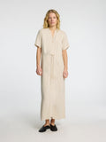 Viva-Damina Ss Ankle Dress Noos - Sandshell