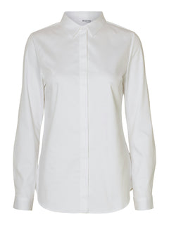 Romie Ls Fitted Shirt - White