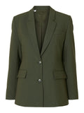 Rita Ls Classic Blazer - Deep Depths Melange