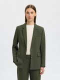 Rita Ls Classic Blazer - Deep Depths Melange