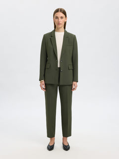 Rita Ls Classic Blazer - Deep Depths Melange