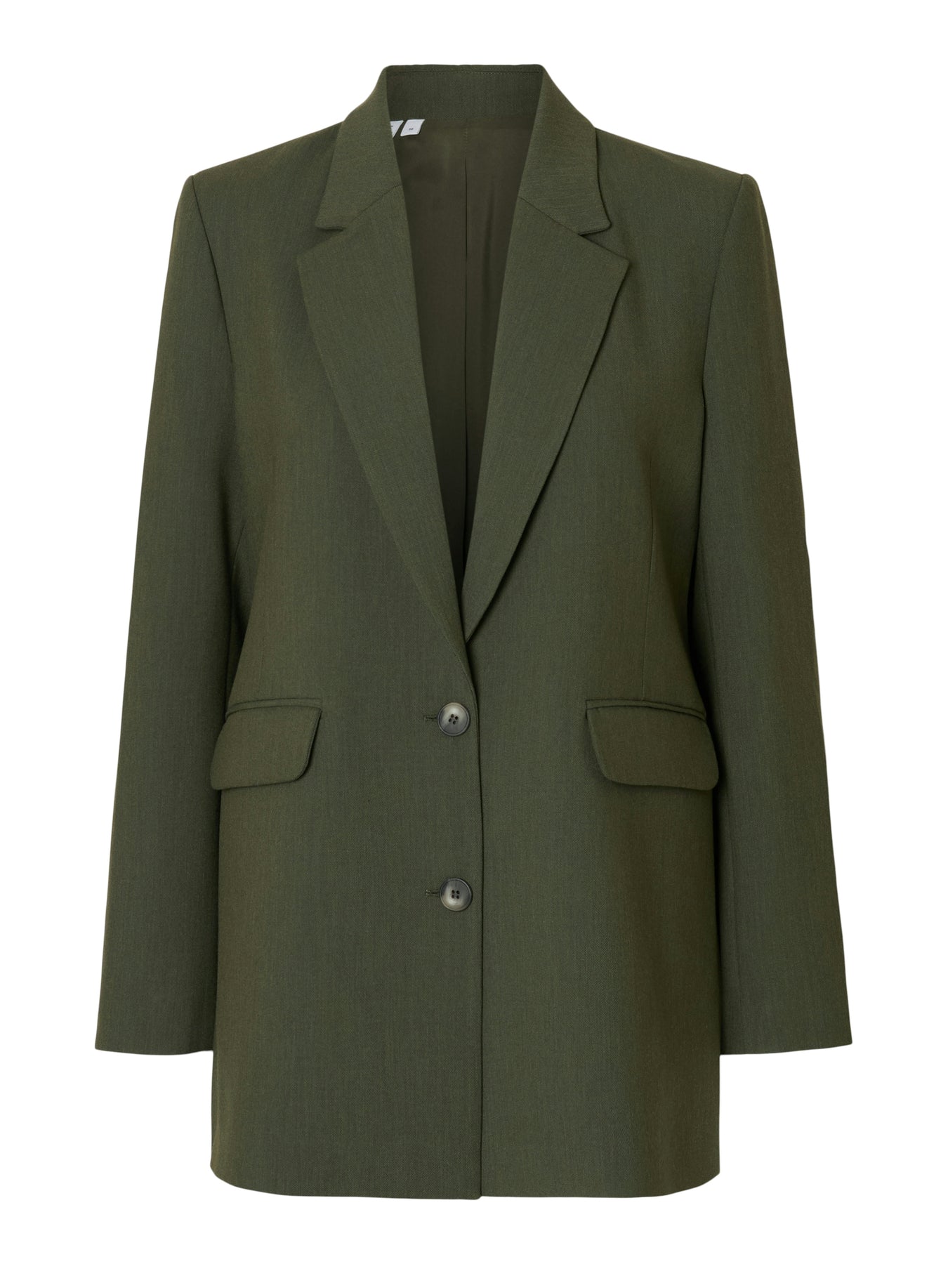 VILA VIRIL ROLL NECK MIDI - NOOS - Gebreide jurk - deep depths/groen VILA VIRIL ROLL NECK MIDI - NOOS - Gebreide jurk - deep depths/groen