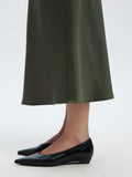 Lena Hw Midi Skirt - Deep Depths