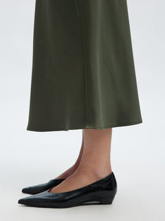 Lena Hw Midi Skirt - Deep Depths