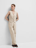 Sine-Eliana Hw Straight Pant - Humus