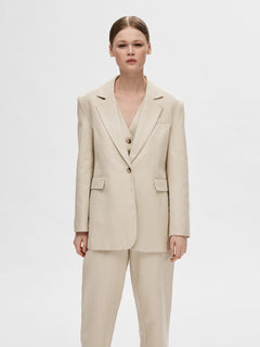 Sine Ls Fitted Blazer - Humus