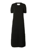 Vinna Ss Long Knit Dress - Black