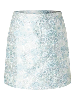 Divia-Blake Short Wrap Skirt - Sky Blue