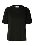 Penelope 2/4 Ruffle Tee Noos - Black