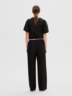 Penelope 2/4 Ruffle Tee Noos - Black