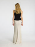 Viva-Lena Hw Ankle Skirt Noos - Sandshell