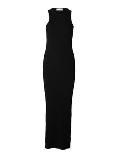 Anna Sl Ankle Tank Dress - Black