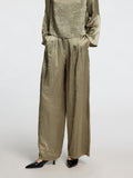 Selene Hw Wide Pant B - Vetiver