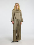 Selene Hw Wide Pant B - Vetiver