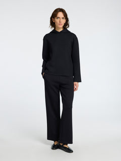 Emma Ls Sweat Hoodie - Black