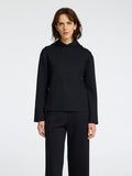 Emma Ls Sweat Hoodie - Black