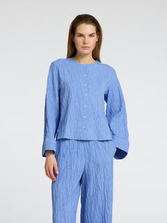 Coria Ls Shirt B - Cornflower Blue