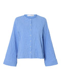 Coria Ls Shirt B - Cornflower Blue