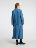 Evelyn Ls Shirt - Medium Blue Denim