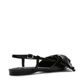 Dazzled Slingbacks - Black Leather