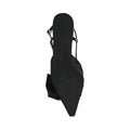 Dazzled Slingbacks - Black Leather