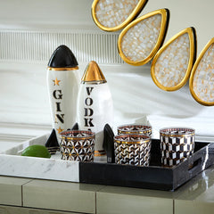 Rocket Decanter Gin - White