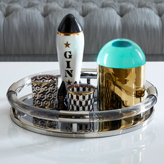 Rocket Decanter Gin - White
