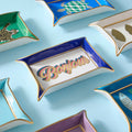 Bonjour Valet Tray - Blue/White/Gold