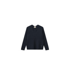 Thora V-Neck Knit - Salute Navy