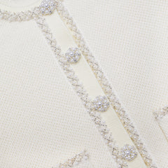 Knit Mini Dress - Cream