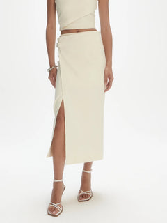 Overlap Skirt - Off-White