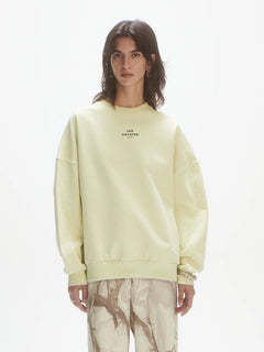 Oversized Logo Sweatshirt - White Jade