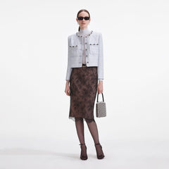 Boucle Jacket - Blue