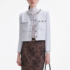 Boucle Jacket - Blue