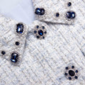Boucle Mini Dress - Blue