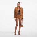 Suede Jacket - Brown